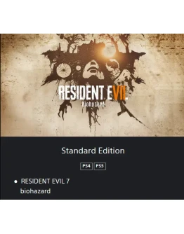 RESIDENT EVIL 7 biohazard PS4 / PS5 TR RESIDENT EVIL 7 biohazard PS4 / PS5 TR