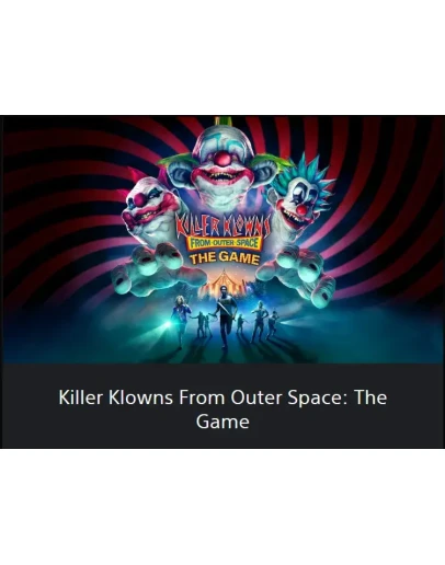Killer Klowns From Outer Space: The Game PS5 TR
