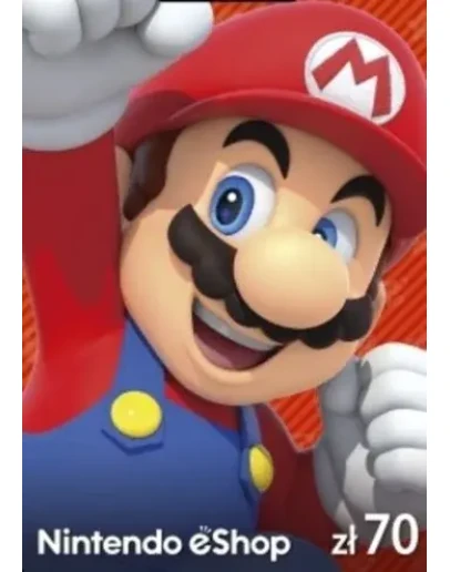 Nintendo eShopCard 70 PLN злотыхKeyНинтендоПольша