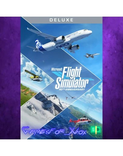 Microsoft Flight Simulator Deluxe 40th Anniversa XBOX Microsoft Flight Simulator Deluxe 40th Anniversa XBOX