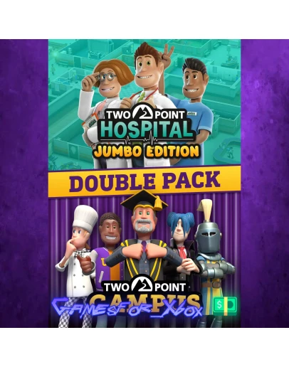 Two Point Hospital and Two Point Campus Double P XBOX Two Point Hospital and Two Point Campus Double P XBOX