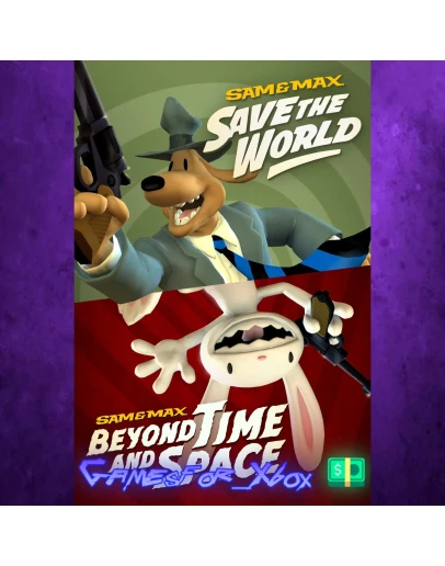 Sam &amp Max Save the World + Beyond Time and Space XBOX