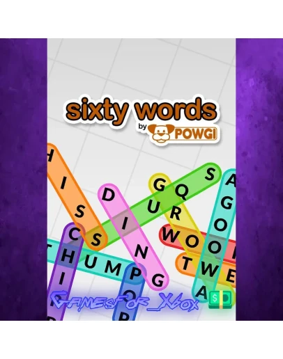 Sixty Words by POWGI XBOX