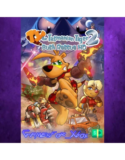TY the Tasmanian Tiger 2 Bush Rescue HD XBOX TY the Tasmanian Tiger 2 Bush Rescue HD XBOX