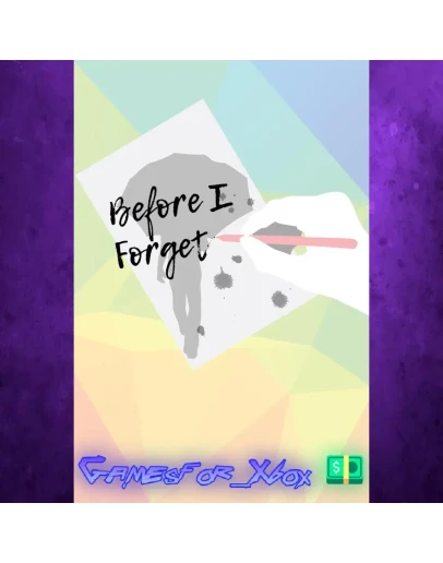 Before I Forget XBOX Before I Forget XBOX