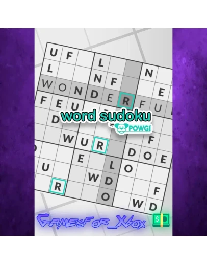 Word Sudoku by POWGI XBOX Word Sudoku by POWGI XBOX
