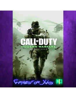 Call of Duty Modern Warfare Remastered XBOX Call of Duty Modern Warfare Remastered XBOX