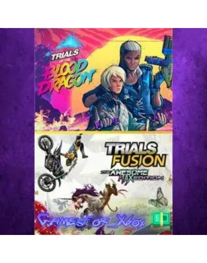 TRIALS OF THE BLOOD DRAGON + TRIALS FUSION AWESO XBOX