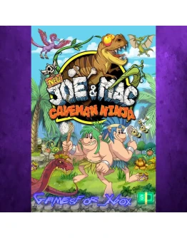 New Joe &amp Mac - Caveman Ninja XBOX