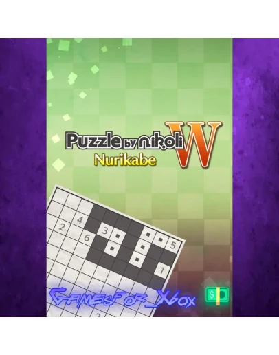 Puzzle by Nikoli W Nurikabe XBOX