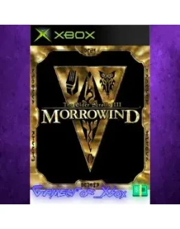 The Elder Scrolls III Morrowind XBOX The Elder Scrolls III Morrowind XBOX