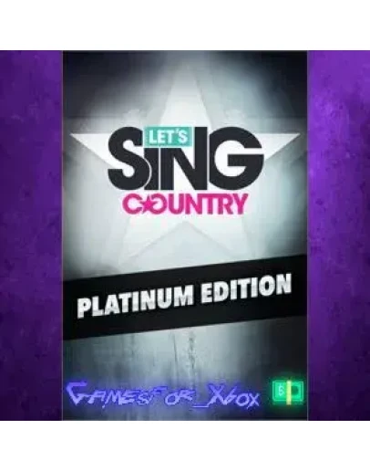 Let's Sing Country - Platinum Edition XBOX