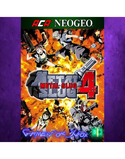 ACA NEOGEO METAL SLUG 4 XBOX ACA NEOGEO METAL SLUG 4 XBOX