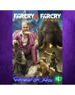 FAR CRY 4 + FAR CRY PRIMAL BUNDLE XBOX FAR CRY 4 + FAR CRY PRIMAL BUNDLE XBOX