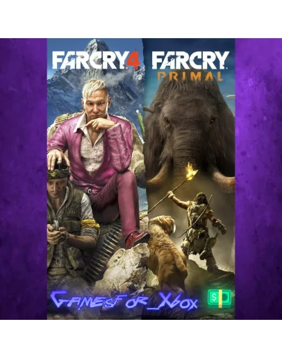 FAR CRY 4 + FAR CRY PRIMAL BUNDLE XBOX FAR CRY 4 + FAR CRY PRIMAL BUNDLE XBOX