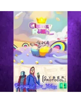 Clumsy Rush + Cyber Protocol XBOX Clumsy Rush + Cyber Protocol XBOX