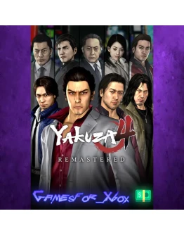 Yakuza 4 Remastered XBOX Yakuza 4 Remastered XBOX