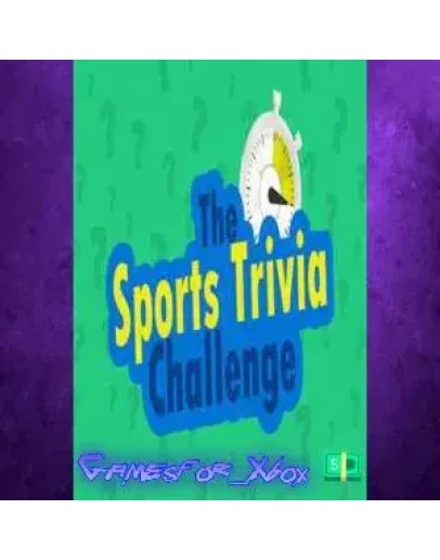 The Sports Trivia Challenge XBOX The Sports Trivia Challenge XBOX
