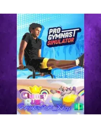 Pro Gymnast Simulator + Clumsy Rush XBOX Pro Gymnast Simulator + Clumsy Rush XBOX