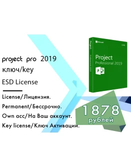 Microsoft Project 2019 Professional ключ