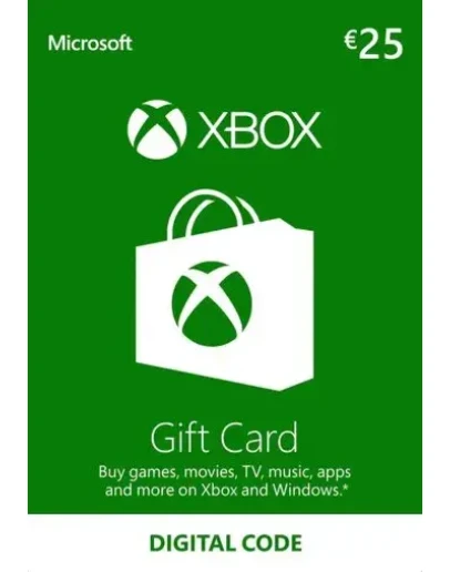 Xbox Live GiftCard 25 EURКлючXbox Италия