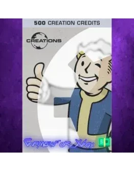 Fallout 4 500 Creation Credits XBOX DLC Fallout 4 500 Creation Credits XBOX DLC