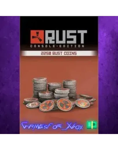 Rust Console Edition - 2250 Rust Coins XBOX DLC Rust Console Edition - 2250 Rust Coins XBOX DLC