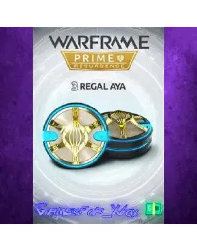 Warframe 3 Regal Aya - Prime Resurgence XBOX DLC Warframe 3 Regal Aya - Prime Resurgence XBOX DLC