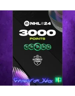 NHL 24 - NHL POINTS 2500 +500 Bonus XBOX DLC NHL 24 - NHL POINTS 2500 +500 Bonus XBOX DLC