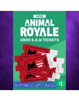 Super Animal Royale - 2800 SAW Tickets XBOX DLC Super Animal Royale - 2800 SAW Tickets XBOX DLC