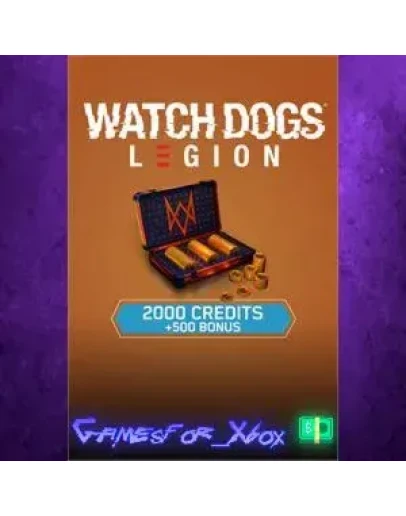 WATCH DOGS LEGION - 2500 WD CREDITS PACK XBOX DLC WATCH DOGS LEGION - 2500 WD CREDITS PACK XBOX DLC