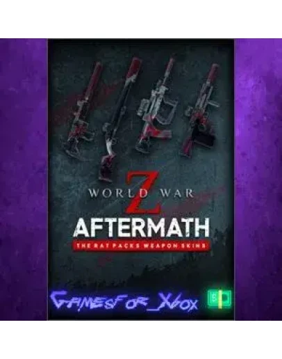 World War Z Aftermath - The Rat Packs Weapon XBOX DLC World War Z Aftermath - The Rat Packs Weapon XBOX DLC