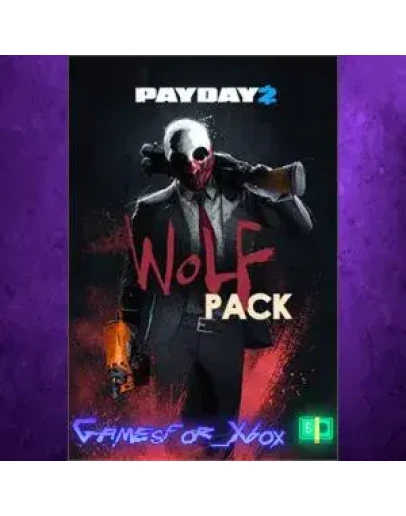 PAYDAY 2 CRIMEWAVE EDITION - The Wolf Pack XBOX DLC PAYDAY 2 CRIMEWAVE EDITION - The Wolf Pack XBOX DLC