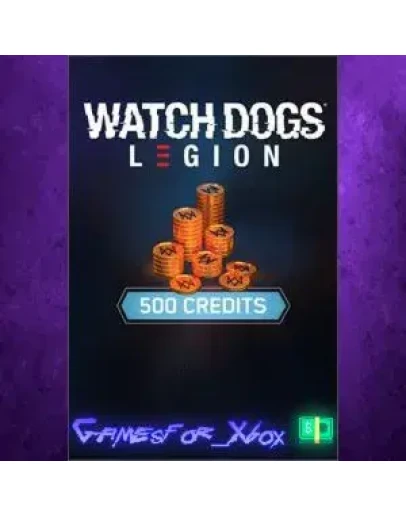 WATCH DOGS LEGION - 500 WD CREDITS PACK XBOX DLC WATCH DOGS LEGION - 500 WD CREDITS PACK XBOX DLC