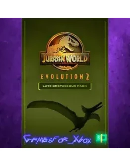 Jurassic World Evolution 2 Late Cretaceous P XBOX DLC Jurassic World Evolution 2 Late Cretaceous P XBOX DLC