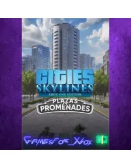 Cities Skylines - Plazas &amp Promenades XBOX DLC