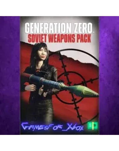 Generation Zero - Soviet Weapons Pack XBOX DLC Generation Zero - Soviet Weapons Pack XBOX DLC