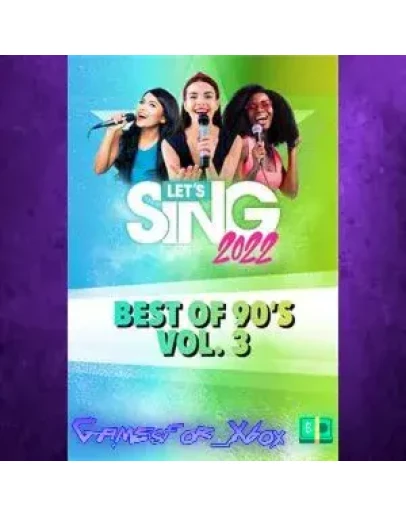 Let's Sing 2022 Best of 90's Vol. 3 Song Pac XBOX DLC