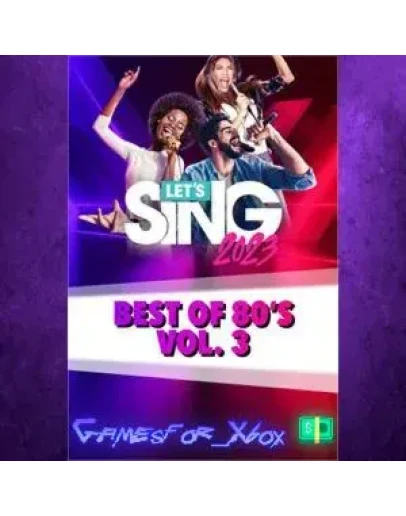 Let's Sing 2023 Best of 80's Vol. 3 Song Pac XBOX DLC