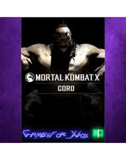 Goro XBOX DLC Goro XBOX DLC