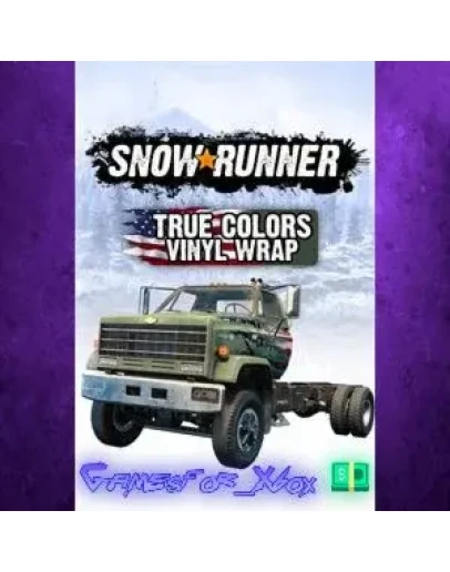 SnowRunner - True Colors Vinyl Wrap Windows WIND DLC