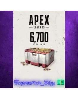 Apex Legends 6,000 +700 Bonus Apex Coins XBOX DLC