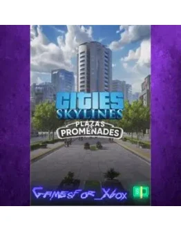 Cities Skylines - Plazas &amp Promenades XBOX DLC