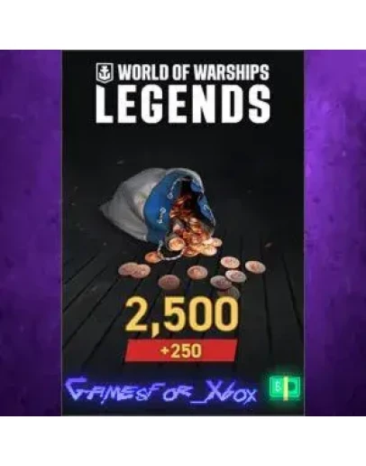 World of Warships Legends - 2,750 Doubloons XBOX DLC World of Warships Legends - 2,750 Doubloons XBOX DLC