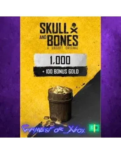 Skull and Bones 1,100 Gold XBOX DLC Skull and Bones 1,100 Gold XBOX DLC