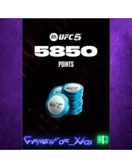 UFC 5 - 5850 UFC POINTS XBOX DLC UFC 5 - 5850 UFC POINTS XBOX DLC