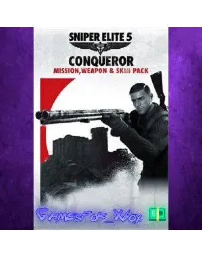 Sniper Elite 5 Conqueror Mission, Weapon And XBOX DLC Sniper Elite 5 Conqueror Mission, Weapon And XBOX DLC