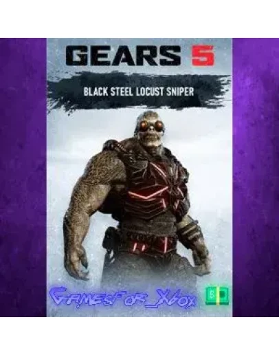 Black Steel Locust Sniper XBOX DLC Black Steel Locust Sniper XBOX DLC