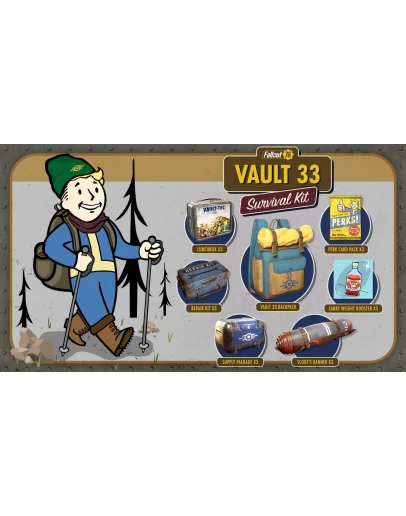 Fallout 76 Vault 33 Survival Pack Ключ для Xbox/PC