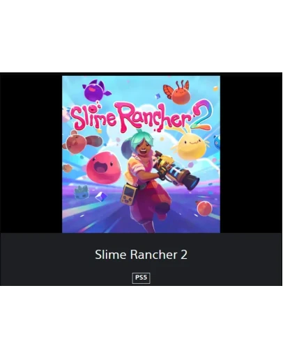 Slime Rancher 2 PS5 TR